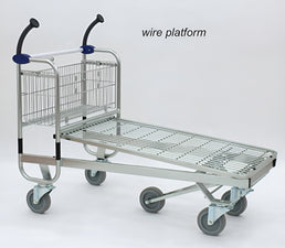 Wózek transportowy Carry 120M – wózek o dużej pojemności z platformą z drutu