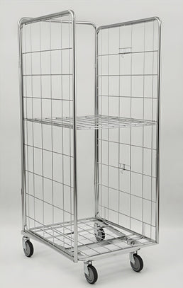 Folding Container WMS 1800x810x750 – Składana klatka rolkowa do oszczędzania miejsca w magazynie