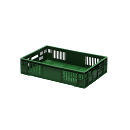 Agri Crate – 600x400x140mm – 26 litrów – Perforowany – Virgin HDPE