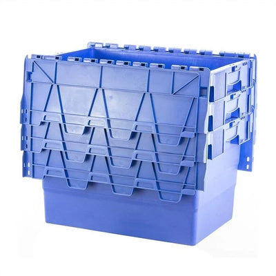 Pojemnik z pokrywą – 60 litrów – 600x400x320mm – Możliwość układania i nestowania