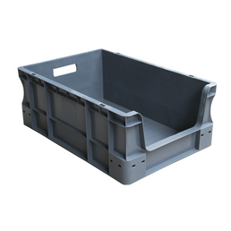 Euro Plastikowy Pojemnik Stacking – 600x400x230mm – 45L – Otwierany z Przodu – Wzmocniona Podstawa