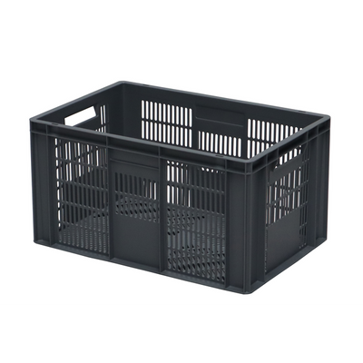 Euro Plastikowy Pojemnik Stacking – 600x400x320mm – 60L – Perforowany