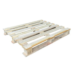 Używana paleta drewniana – 1200x1000x140mm – 3 podpory – 7 desek – 1000kg nośności