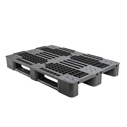 Heavy-Duty Plastic Pallet – 1200x800x145mm – Closed Deck, No Edge – 1300kg Dynamic Load
