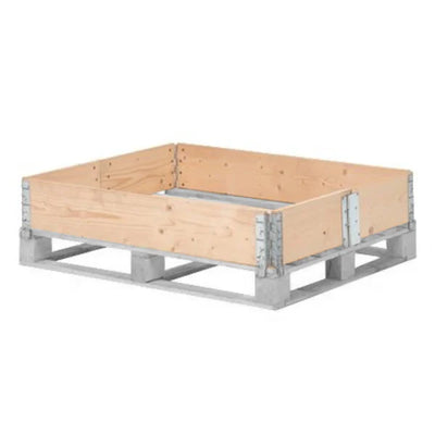 Drewniana obręcz paletowa – 1200x1000x200mm – Nowa – Składana z 6 zawiasami – Suszona w piecu i zgodna z ISPM15 – Gotowa do eksportu