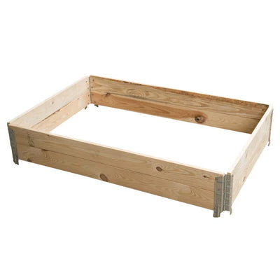 Drewniana obręcz paletowa – 1200x800mm – Nowa – 2 części desek po stronie – Składana z ocynkowanymi zawiasami – Poddana obróbce ISPM-15