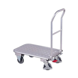 Aluminium Platform Trolley – 815x450x950mm – 150kg Load Capacity – Collapsible Handlebar – Lightweight – EasySTOP Brakes
