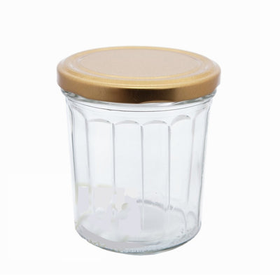 324ml Szkło Słoik Fasetowany