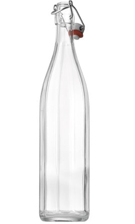 750ml butelka Facetted Costolata z korkiem typu swing-stopper