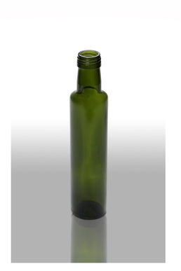 500ml Zielona Szklana Butelka Dorica na Olej (Zakręcana Szyjka)
