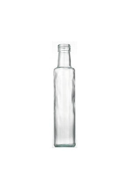 500ml Przezroczysta Szklana Butelka Dorica na Olej (Zakręcana)