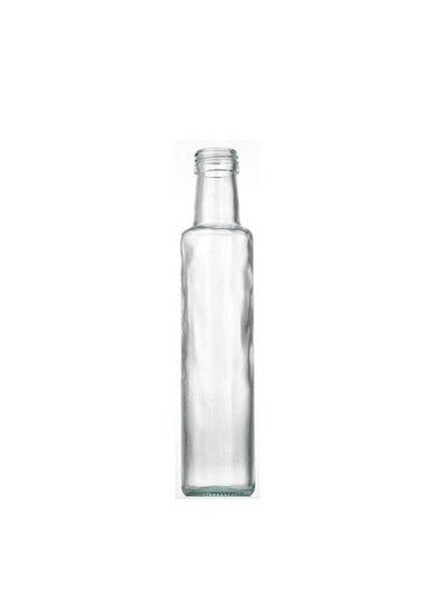500ml Przezroczysta Szklana Butelka Dorica na Olej (Zakręcana)
