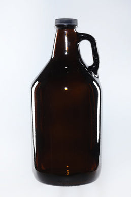 64 oz/1.84 Litra bursztynowy dzbanek szklany z uchwytem