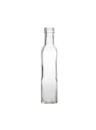 250ml Butelka z białego szkła flint Marasca na oliwę z oliwek (z zakrętką)