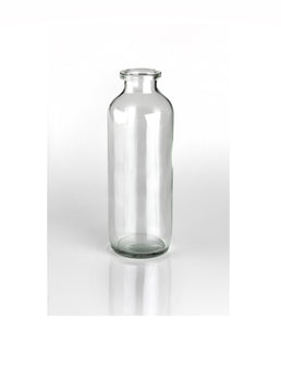 473ml (16oz) Tradycyjna szklana butelka na olej (otwieranie na korek)