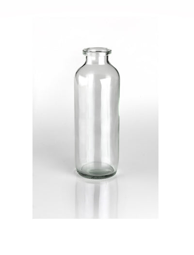 473ml (16oz) Tradycyjna szklana butelka na olej (otwieranie na korek)