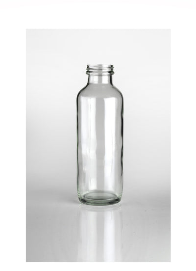 473ml (16oz) Tradycyjna szklana butelka na olej (z zakrętką)