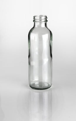 235ml (8oz) Tradycyjna szklana butelka na olej (z zakrętką)