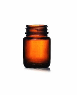 30ml bursztynowy słoik plastikowy (1oz)