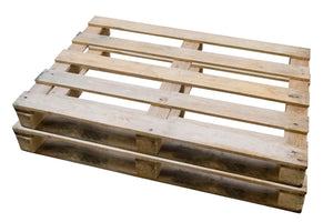 Wooden Pallet 1200 × 800 × 126 mm – Used – 750 kg Dynamic Load