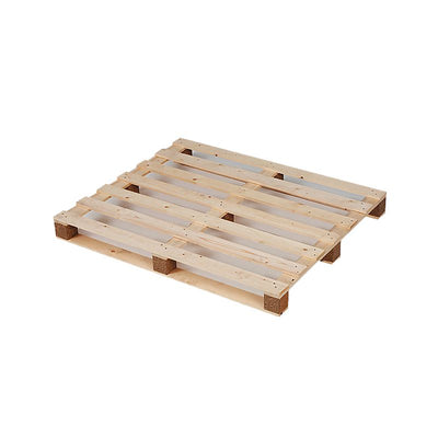Used Wooden Light Duty Pallet 1200 x 1000 x 120mm | 7 Deck Boards | 400kg Load Capacity
