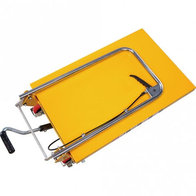 Mobile Scissor Lift Table Trolley 740x450mm – 150kg Capacity Hydraulic Platform