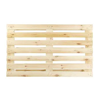 One-Time Wooden Pallet 1200 × 800 × 120 mm – ISPM 15 – 750 kg Dynamic Load