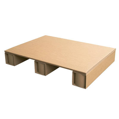 Cardboard Pallet 800 x 600 x 110mm | 100% Recyclable Lightweight Export Pallet | Closed Deck | 200kg Static Load