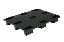 Heavy Duty Nestable Plastic Euro Pallet 1200 x 800 x 153mm – Closed Deck with Raised Edge | 1200kg Dynamic Load