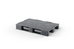 Heavy Duty Plastic Euro Pallet 1200 x 800 x 150mm – Closed Deck | 1500kg Dynamic Load | 3 Runners