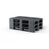 Heavy Duty Plastic Euro Pallet 1200 x 800 x 150mm – Closed Deck | 1500kg Dynamic Load | 3 Runners