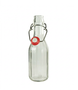 250ml Faceted Costolata Empty Bottle w/ Swing-Stopper