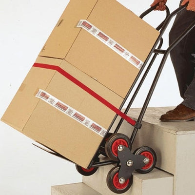 Sack Truck Load Retaining Strap with Hooks, 250kg Capacity - 25mm x 2m