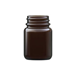30ml Amber Powder Jar – UV-Protective Cosmetic Storage Jar