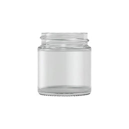 30ml Clear Ointment Glass Jar – White Flint – Wide Mouth Cosmetic & Balm Container