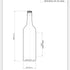 750ml Butelka wina z przezroczystego szkła Bordelesa Oneway - Ardagh