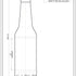 330ml Buteleczka piwna z bursztynowego szkła - Ardagh