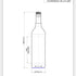 750ml Zielona Szklana Butelka Bordeaux Jednorazowa - Ardagh