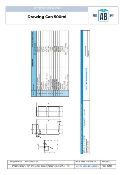 Napój w puszce aluminiowej 440ml