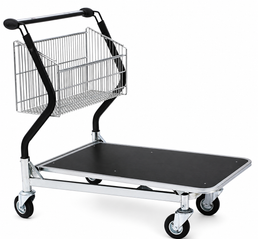 Wózek transportowy Vario 110 – Wózek z koszem stałym z platformą z sklejki
