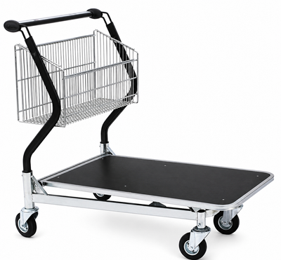 Wózek transportowy Vario 110 – Wózek z koszem stałym z platformą z sklejki