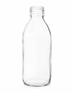 60ml Przezroczysta szklana butelka Alpha