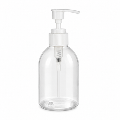 250ml Plastikowa kopułka toalety + Biała pompa ekonomiczna