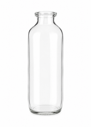 473ml (16oz) Tradycyjna szklana butelka na olej (otwieranie na korek)