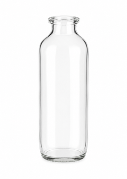 473ml (16oz) Tradycyjna szklana butelka na olej (otwieranie na korek)