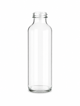 235ml (8oz) Tradycyjna szklana butelka na olej (skręcana szyjka)