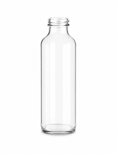 235ml (8oz) Tradycyjna szklana butelka na olej (skręcana szyjka)