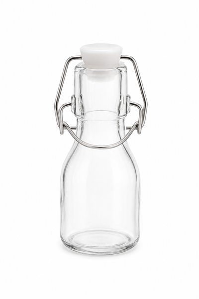 70ml Miniaturowa butelka z korkiem swing-stopper do wody/soku/lemoniady