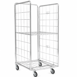 Folding Container WMS 1800x810x750 – Składana klatka rolkowa do oszczędzania miejsca w magazynie