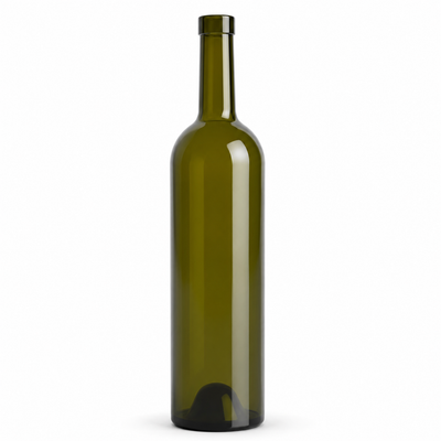 Bordelaise Classique 75cl Amber Auv Glass Bottle – Cork Finish